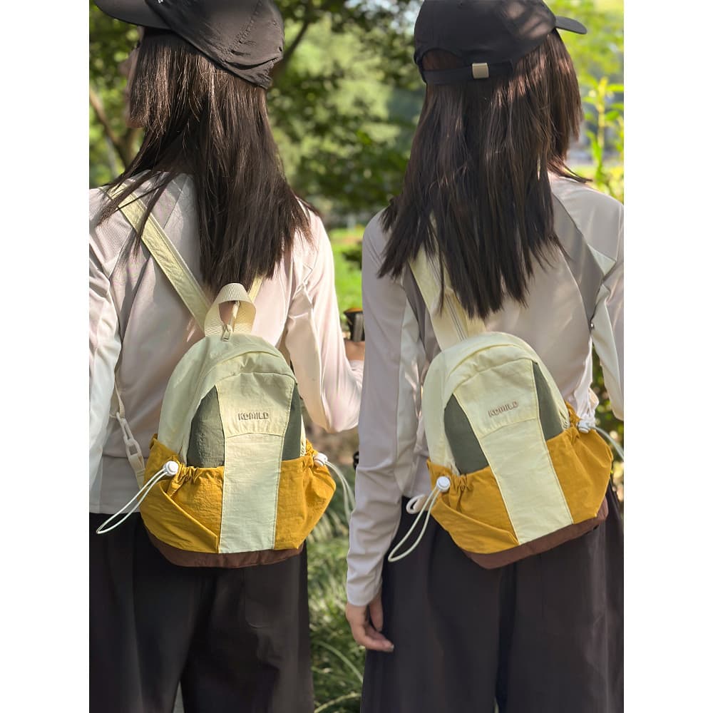 Multifuncional dupla utilização saco de peito feminino caminhadas ao ar livre saco leve mochila saco de escola feminino