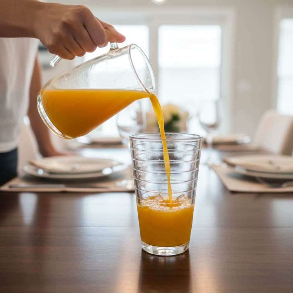 Jogo 3 Copos de Vidro 300ml Long Drink Design Moderno Elegante  Resistentes para Água Suco Refrigerante