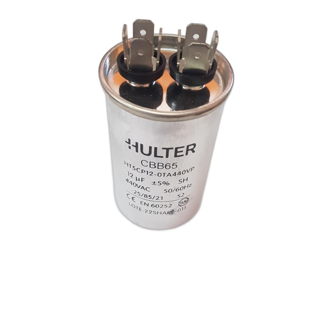 Capacitor permanente de alumínio 12uf 440v