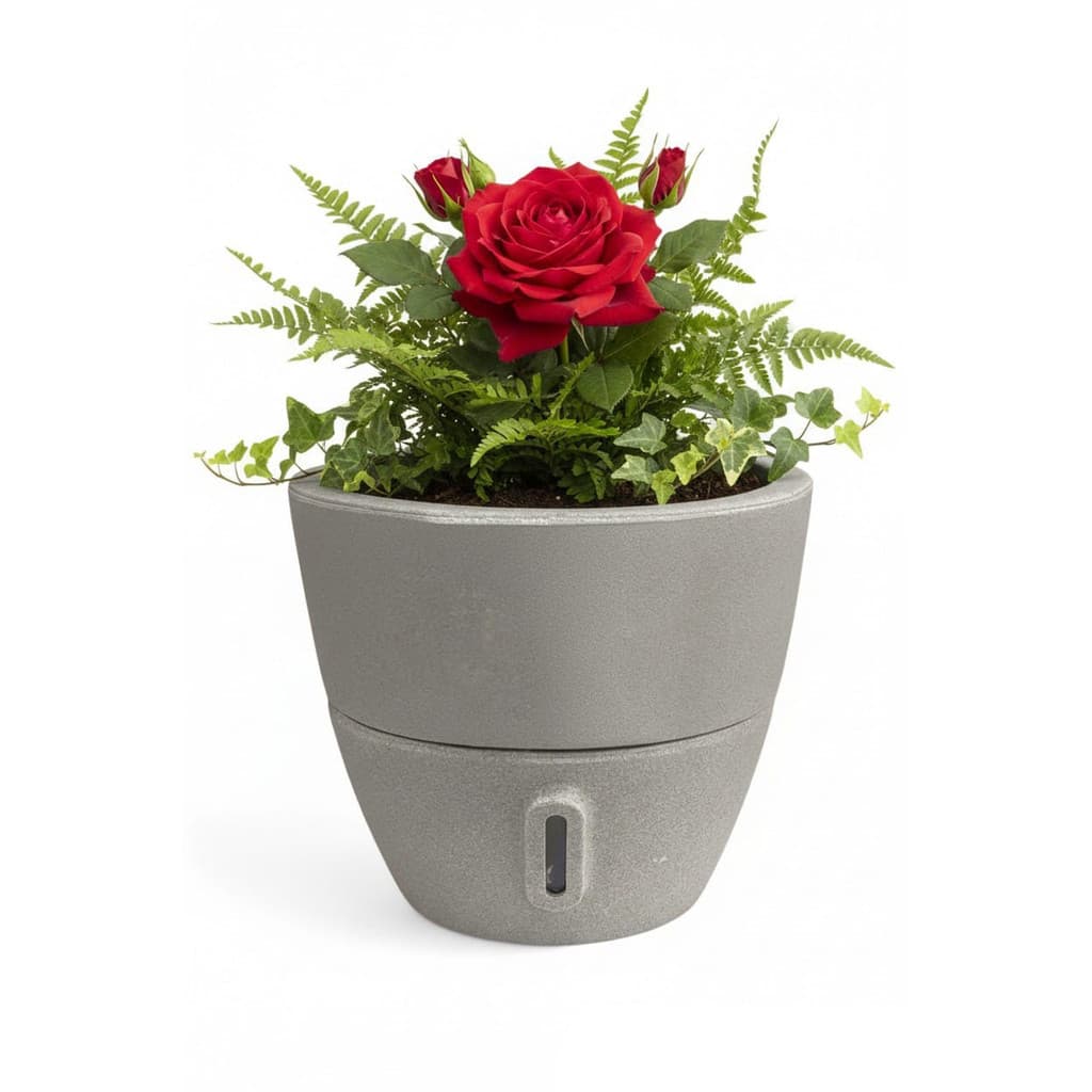 Vaso de Planta Inteligente Autoirrigável Cone P Cimento