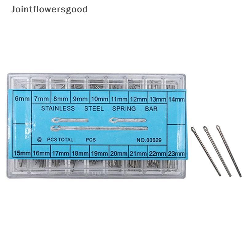 JTFG 360pcs Pulseira De Relógio Pinos Divididos Com Caixa De Aço Inoxidável De Ligação Contrapinos Variedade Ferramentas