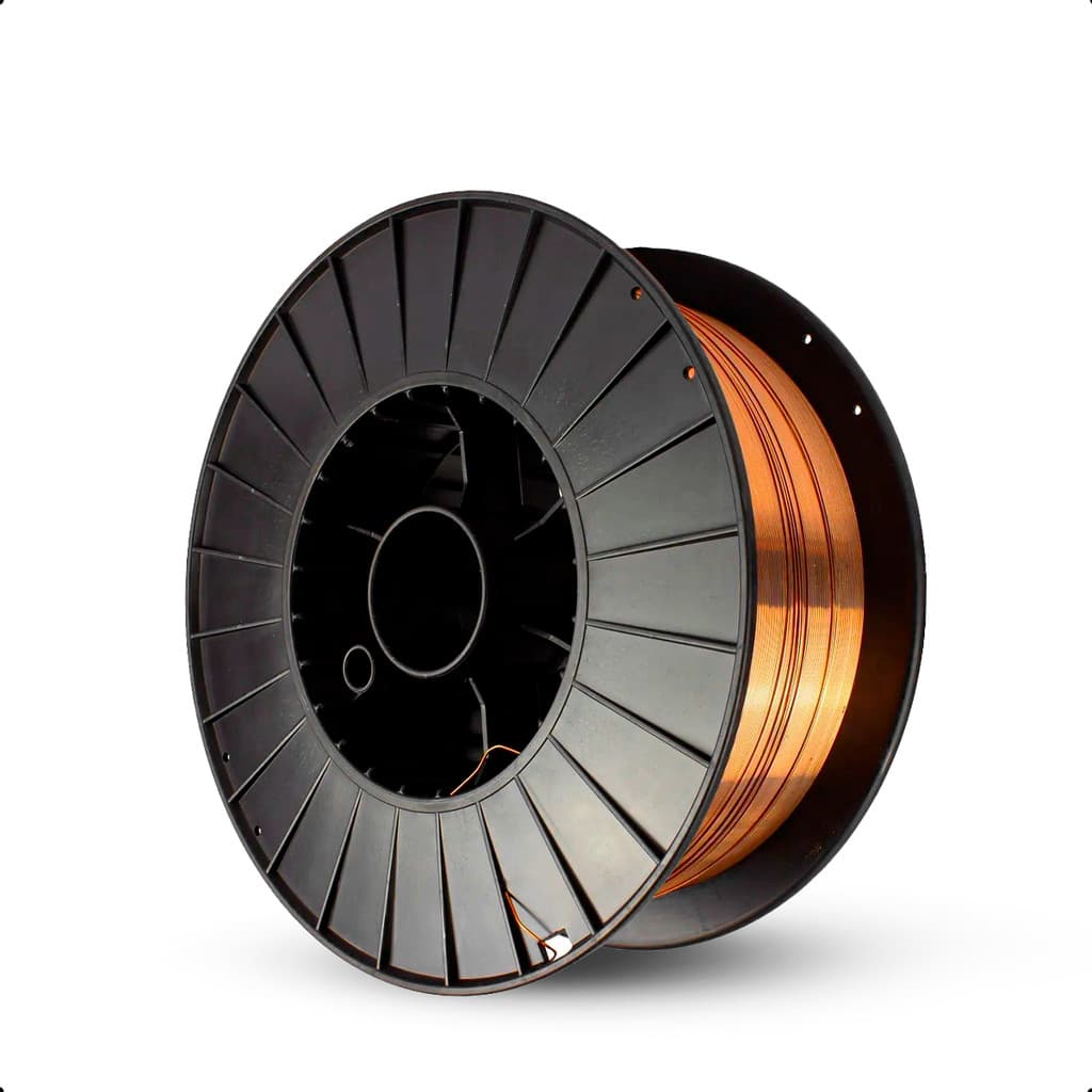 Arame Solda Mig 0.8mm 15kg Aws Er70s-6 3.797m Por Rolo Capa a Capa Alta Qualidade Para Soldagem Industrial