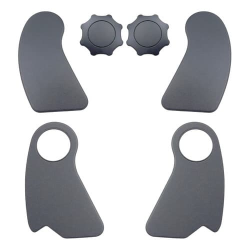 Kit Acabamento Capa Moldura Lateral Manopla Do Banco Vw Fox
