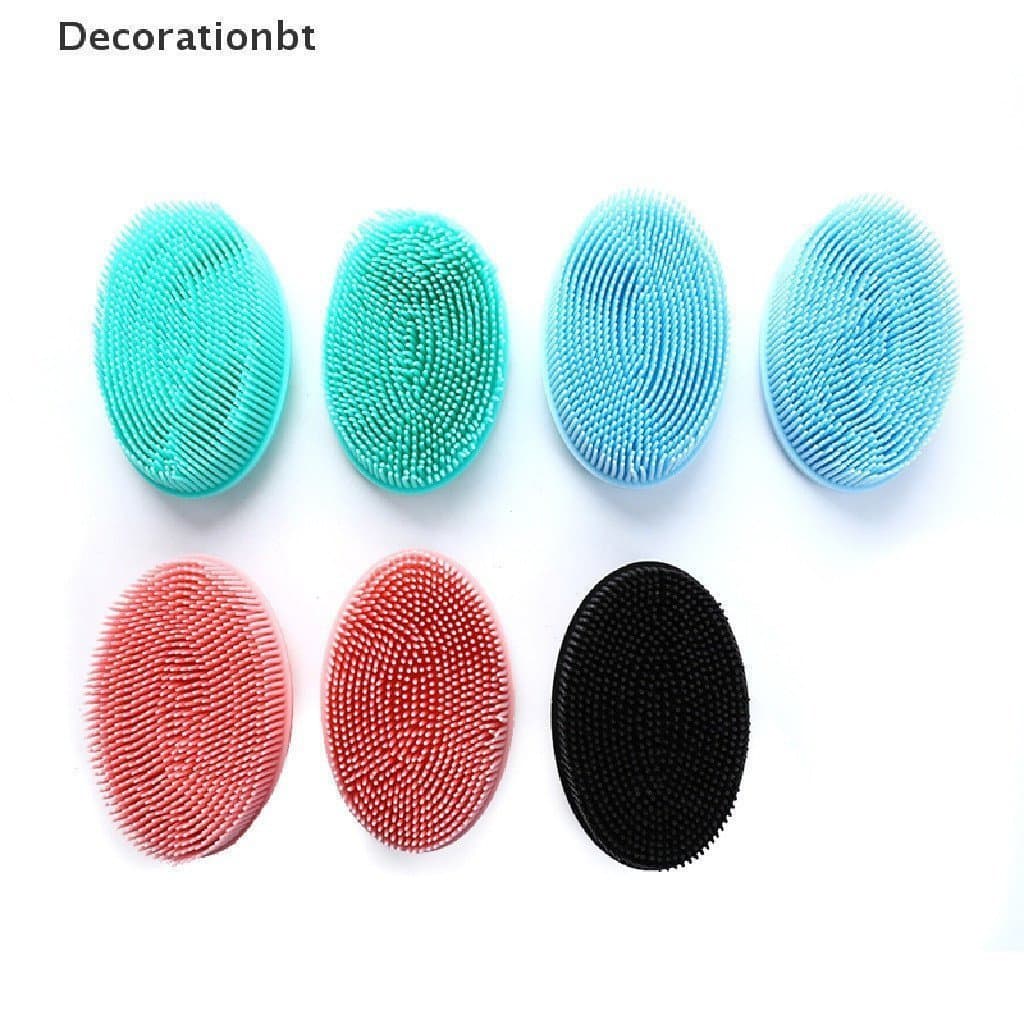 Dupla Face Escova De Banho Táctil De Silicone Para Cabelos Necessidades Diárias Chuveiro Massagem Nas Costas Esfregar