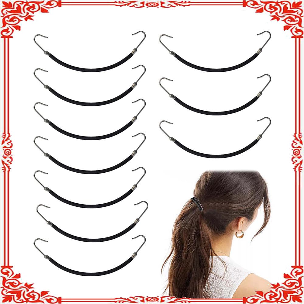 10 faixas de borracha de cabelo dedicadas para placa de dança latina, faixas de borracha para cabelo feminino, faixas de