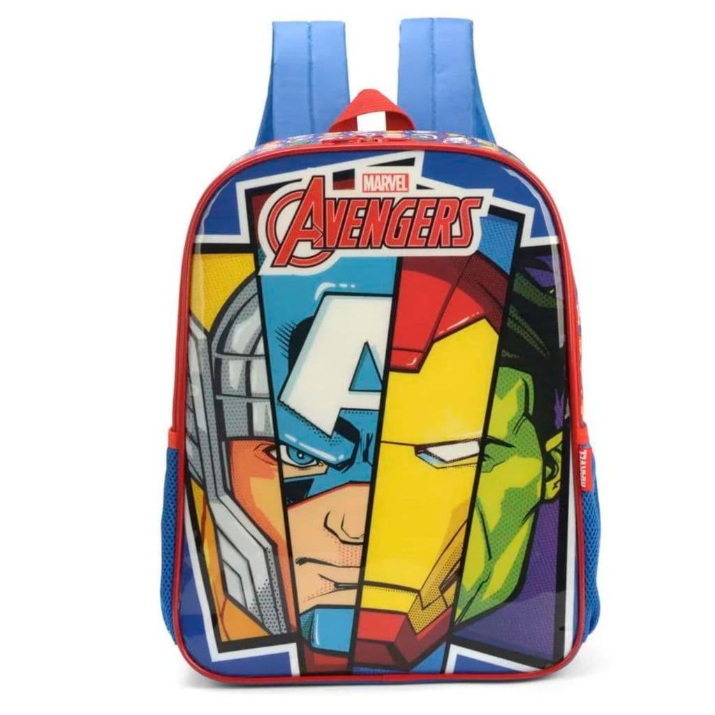 Mochila Costas Infantil Escolar Vingadores Iron Man Luxcel