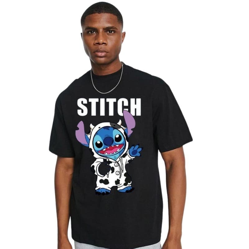 Camiseta unissex Lilo Stitch Tecido de Alta Qualidade 100% Algodão, temos g1 g2 g3 envio rápido