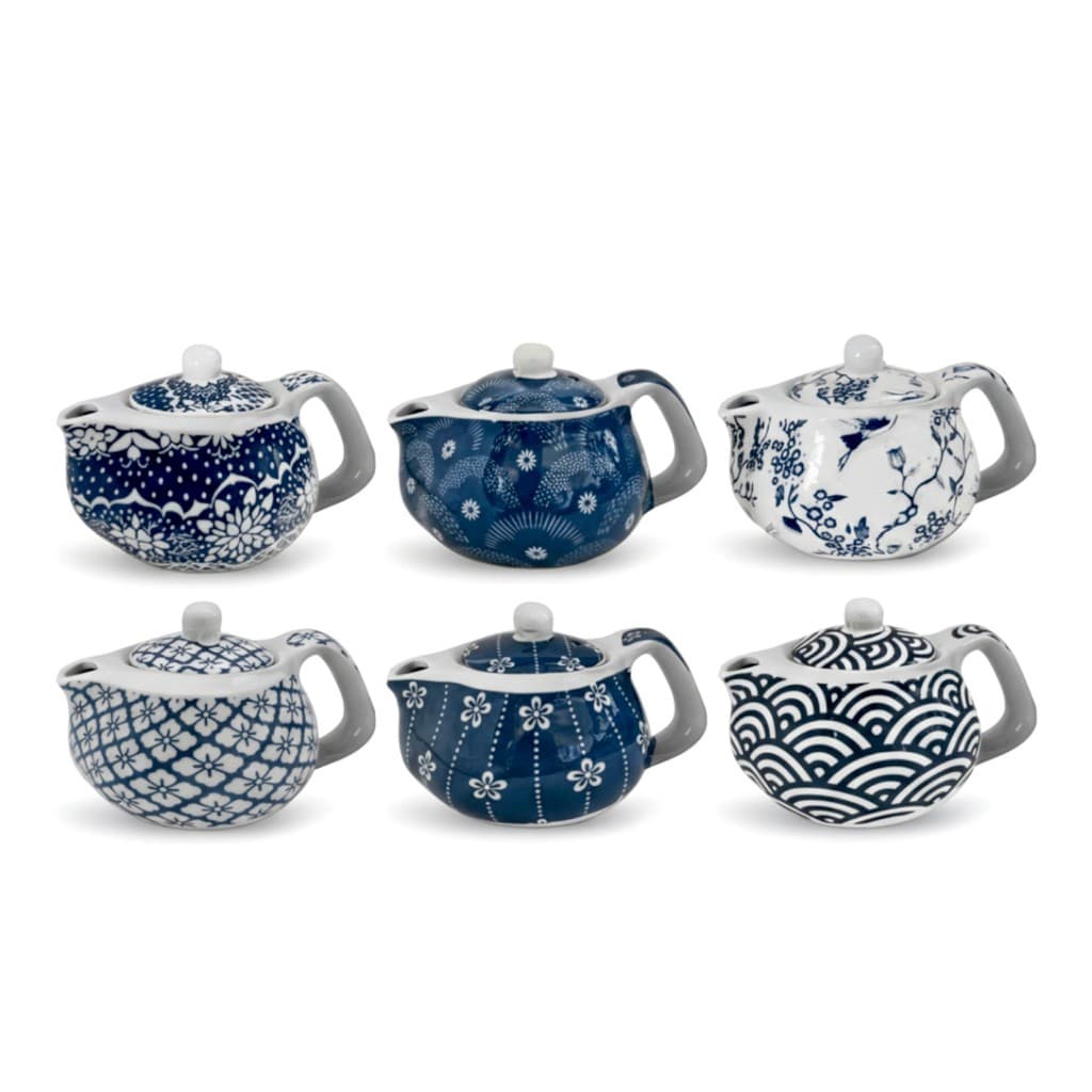Mini Bule de Chá Porcelana Japanese Traditions 250ml Infusor