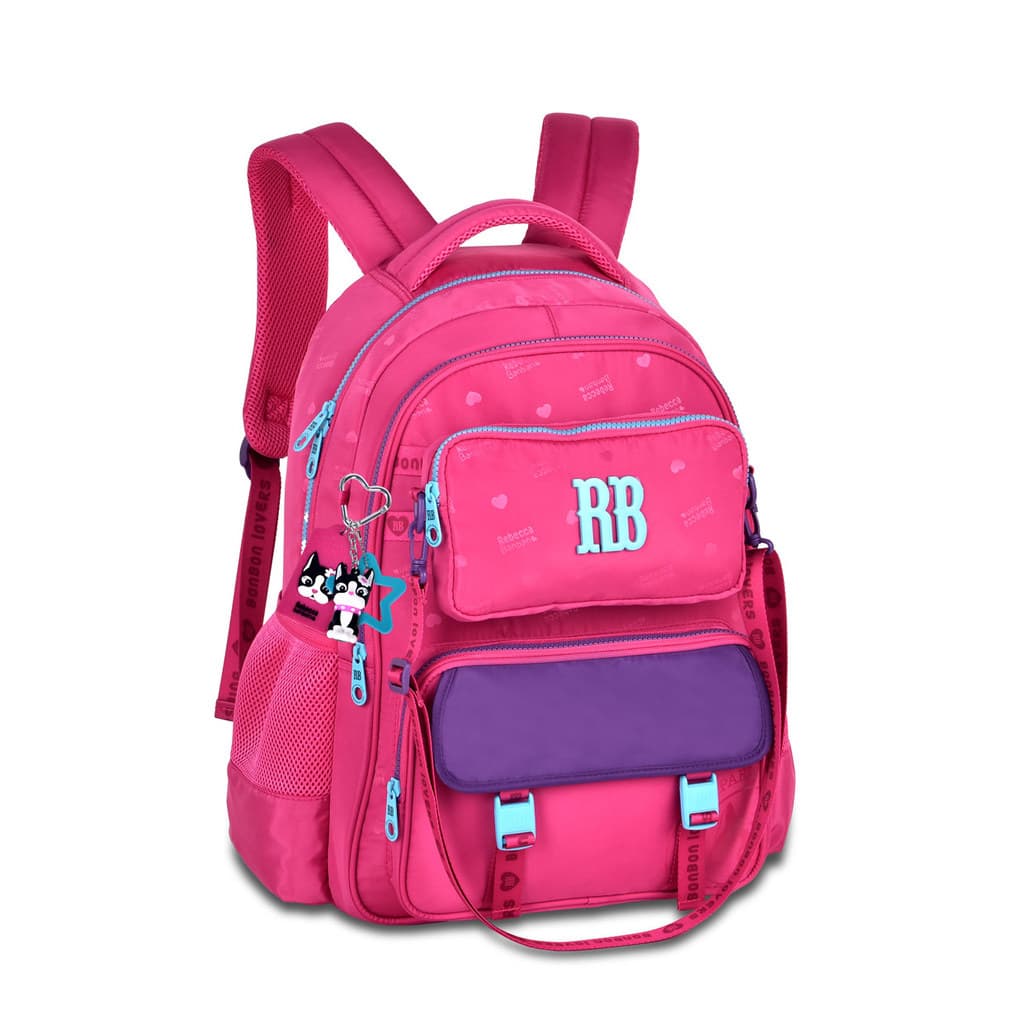 Mochila Escolar Juvenil 17,5 RB26227 Rebecca Bonbon