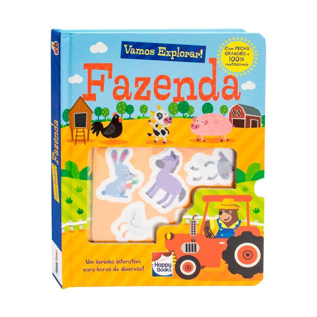 Vamos Explorar -  Fazenda - Happy Books