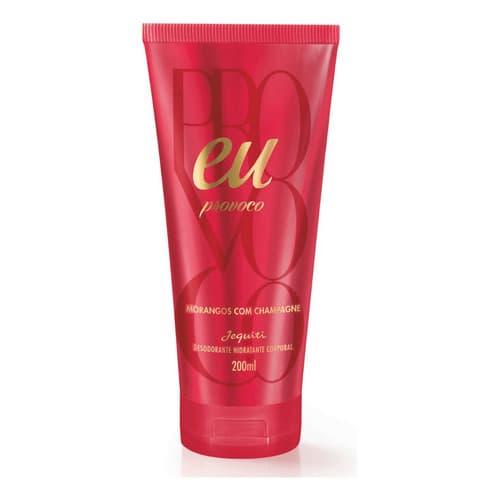 Hidratante Corporal  Eu Provoco Morangos com Champagne  200ml Jequiti