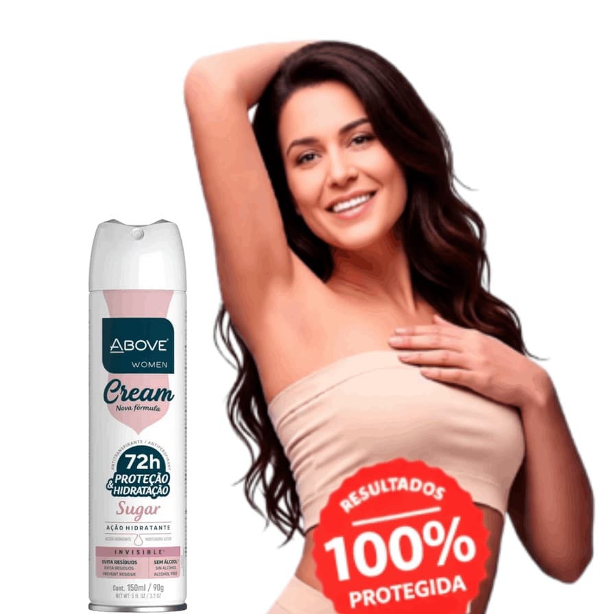 Desodorante Above Cream Sugar 72h 150ml