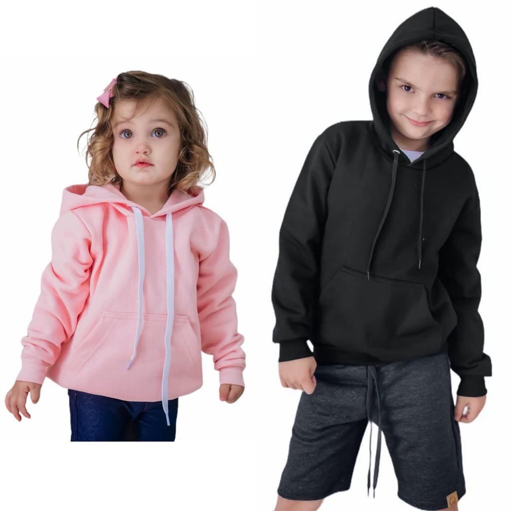 Blusa de Moletom Infantil e Juvenil Feminino e Masculino