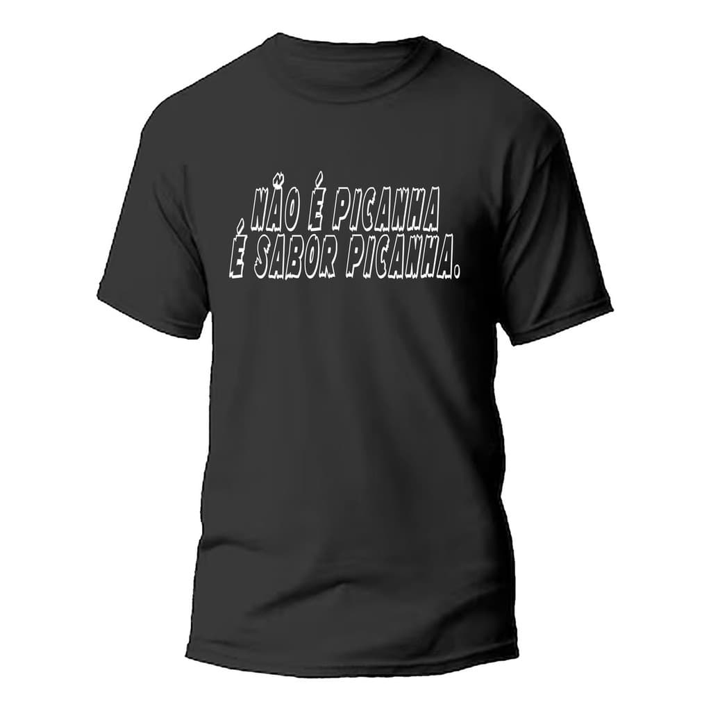 Camisa Camiseta algodão Sabor Picanha Meme engraçada