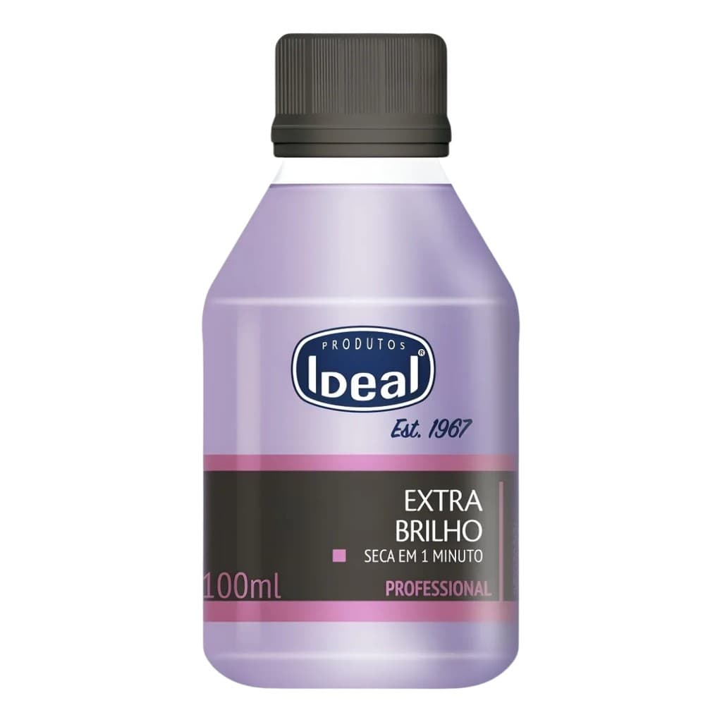 Base Ideal Extra Brilho Profissional 100ml Roxa