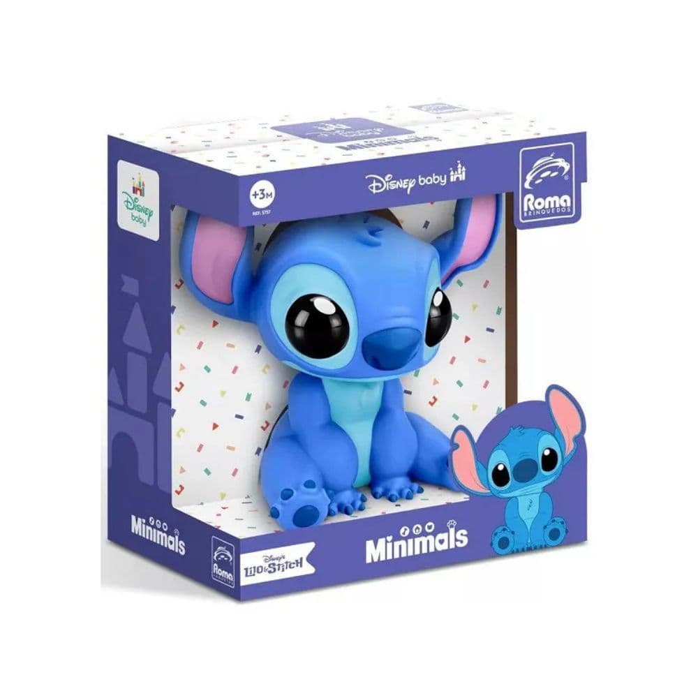 Boneco de Vinil Stitch Disney Baby Minimals 15cm Roma