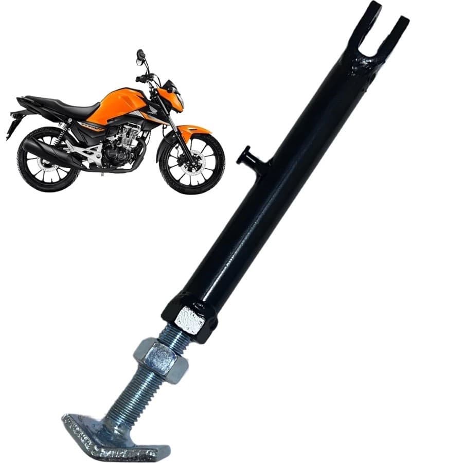 Cavalete Descanso Lateral Regulagem Honda Cg Titan 125/150/160 Fan Start Reforcado Pezinho
