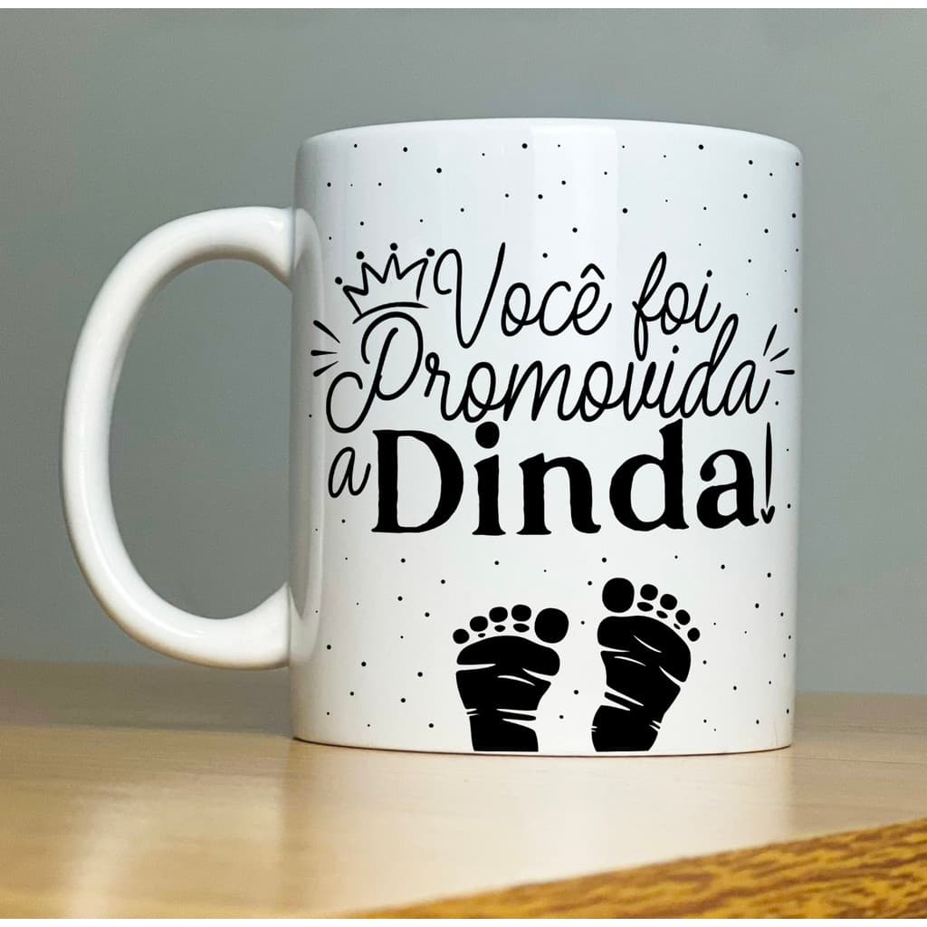 Caneca Xicara Personalizada DINDO e DINDA VOL 2
