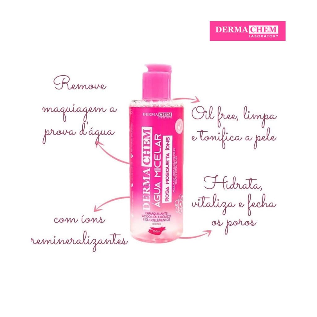 Dermachem Micelar Água  Rosa Mosqueta 250ml