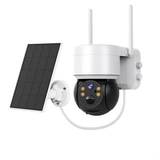 Câmera Segurança Zoom 4x Energia Solar Wifi CA-4003