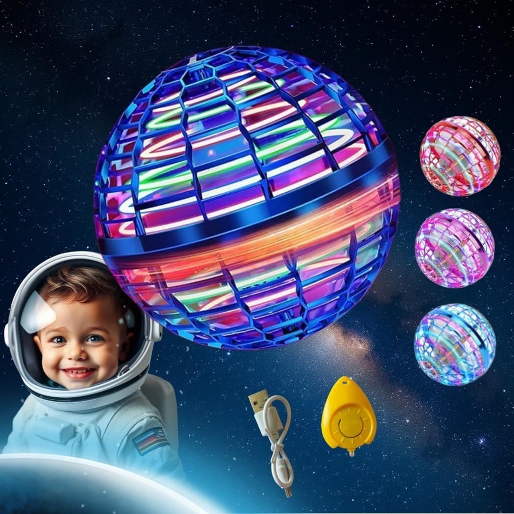 1/2/3 Spinner Bola Boomerang Mini Drone Com Luz Voador Brinquedo Interativo Infantil Que Voa
