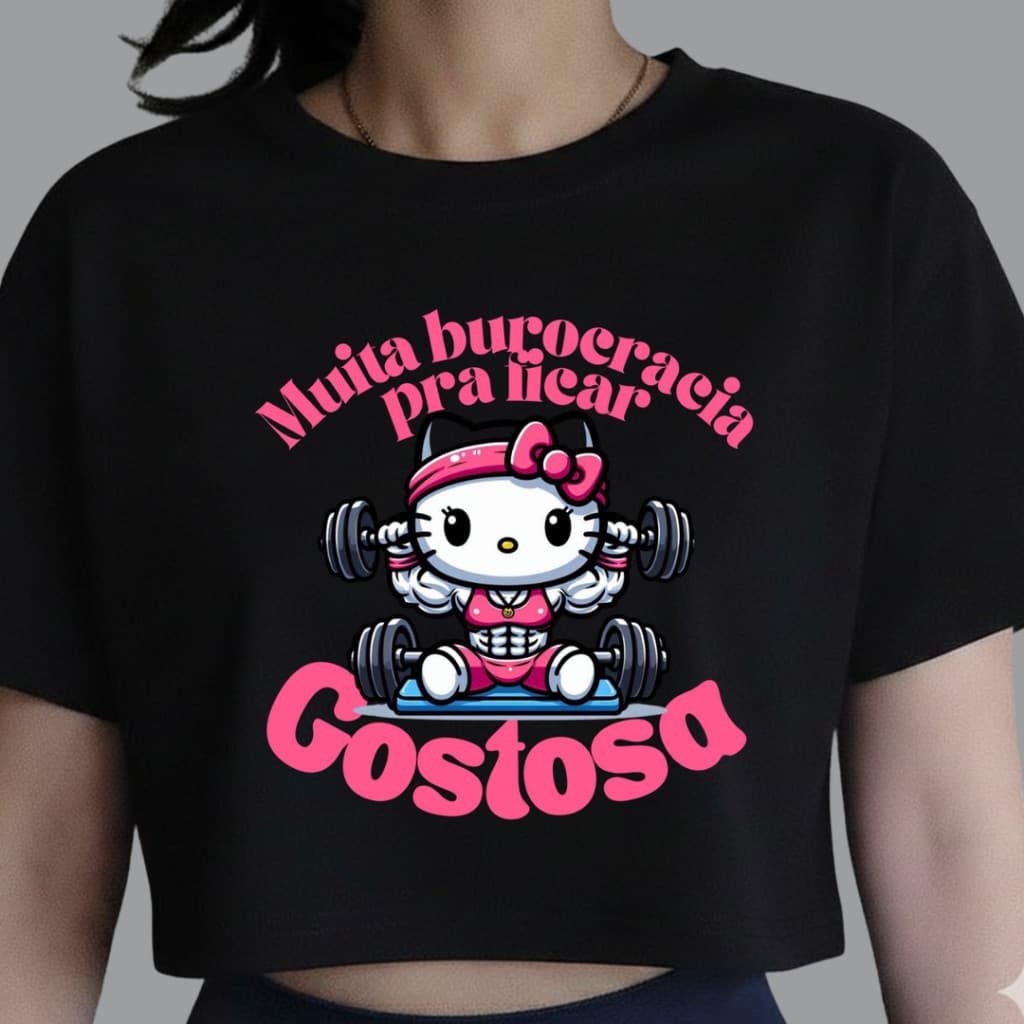 cropped blogueira fresquinho e leve combinação perfeita para academia treinos Combina com jeans, shorts, saia ou legging