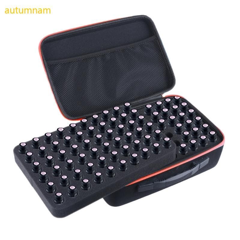 Estojo Armazenamento Óleos Essenciais Funcional Autumnam Cabe 120 Garrafas 5-10ML Bolsa Transporte EVA À