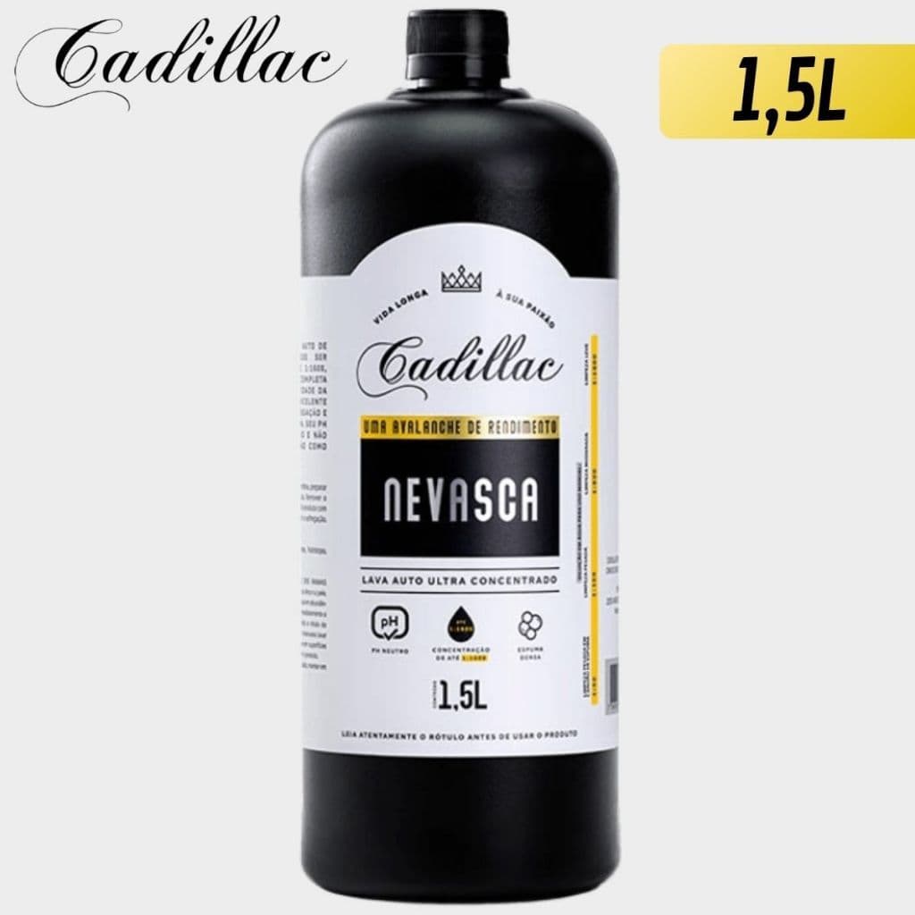Nevasca 1,5l Cadillac - Shampoo Automotivo Neutro