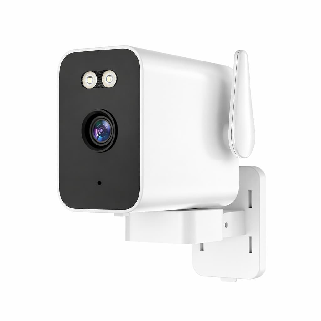 Câmera de Segurança WiFi Externa HD 1080P Visão Noturna Monitoramento por App Câmera IP