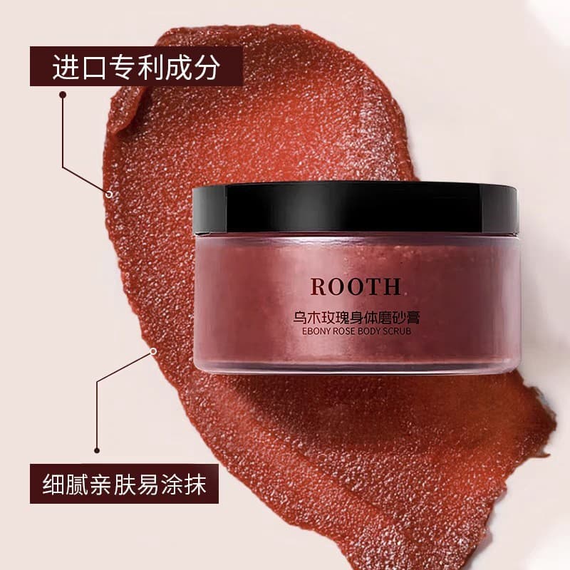 R ROTCH Rose SPA Grade Esfoliante Corporal Lavagem Corporal Suave Suavizante Esfoliante Pele de Frango Limpeza Profunda