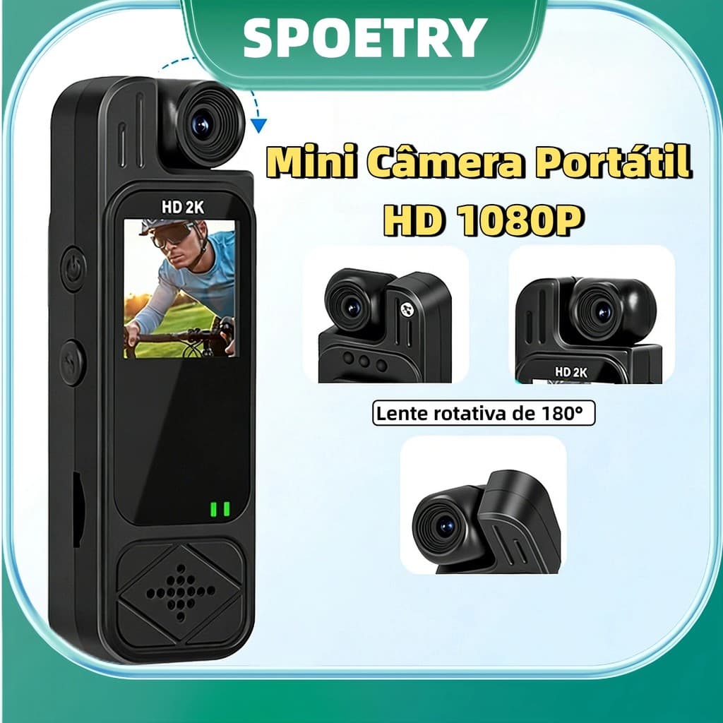 Mini câmera Portátil HD 1080P Do Projeto Grampo Traseiro WiFi visualização Remota Gravadores de vídeo