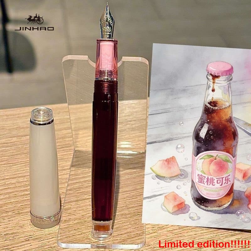 2026 Cores Limitadas JINHAO 82 Caneta Tinteiro Clipe De Ouro Rosa Macaron Cor EF/F/M De Caligrafia Papelaria Escola Mate