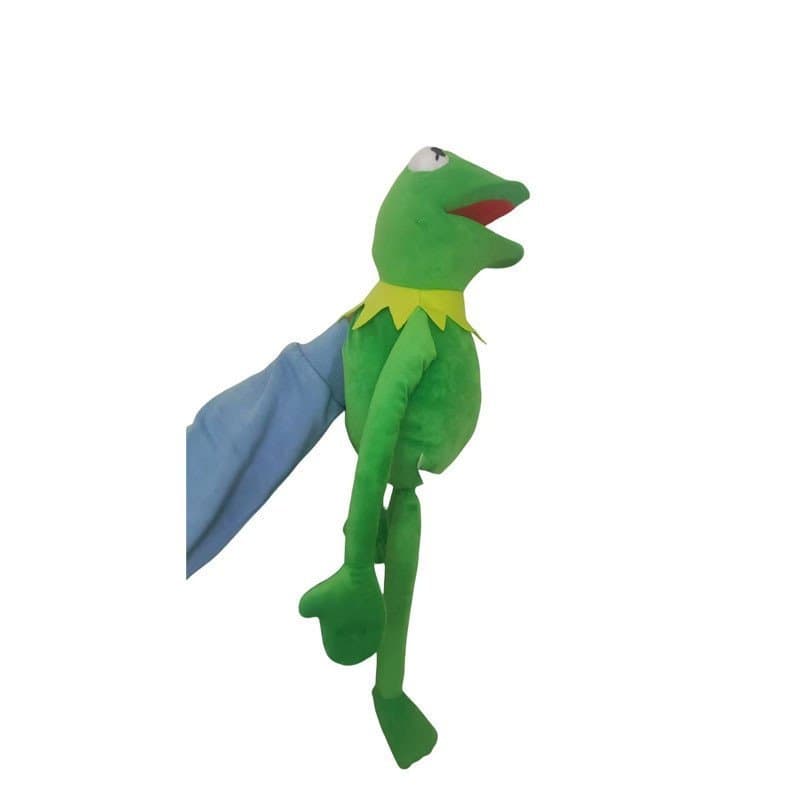 60cm Kermit O Sapo Engraçado Boneca De Pelúcia Mão Fantoche Mochila Animal Brinquedo Grande Ventilação Desempenho Adereç