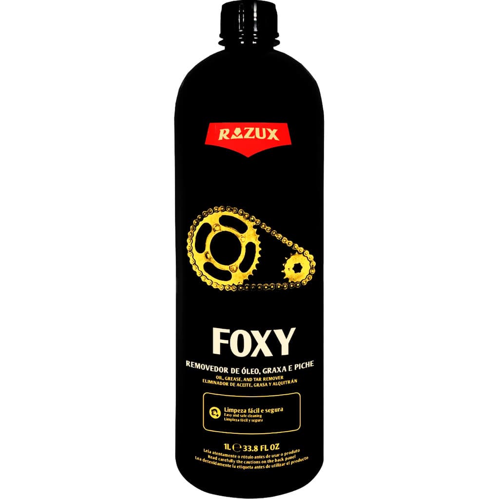 Removedor De Óleo Graxa Piche Limpa Corrente Foxy Razux 1l