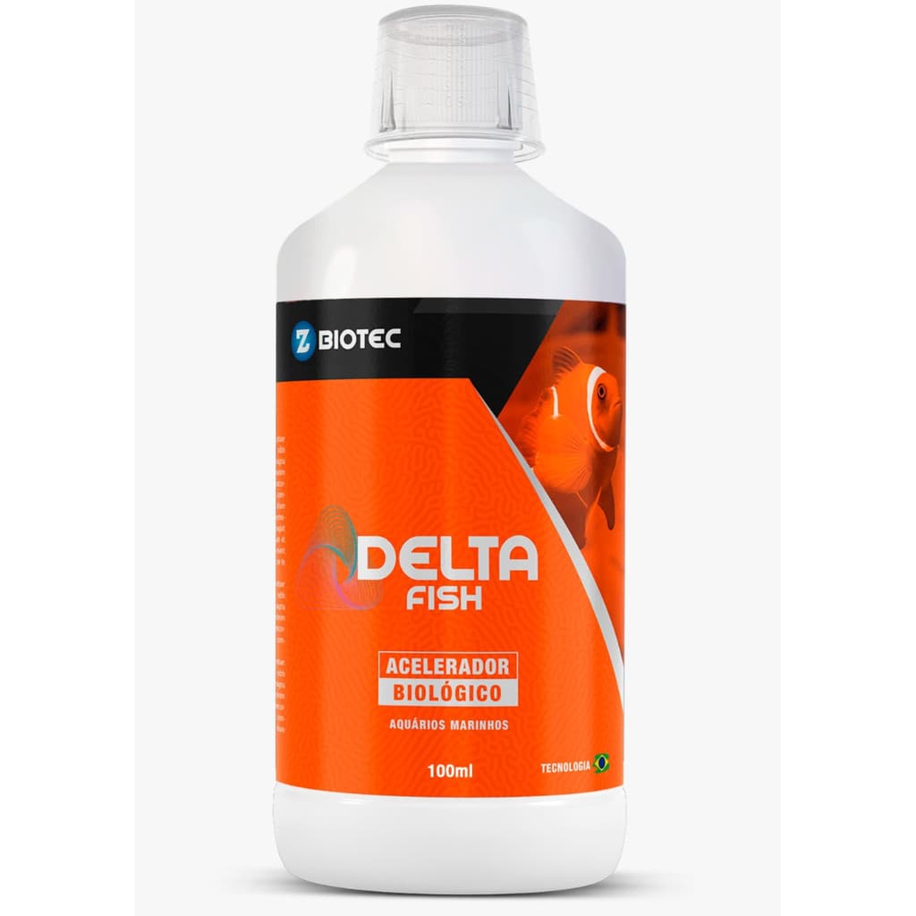 Delta Fish Marinho 100ml - Acelerador Biológico para Aquários Marinhos