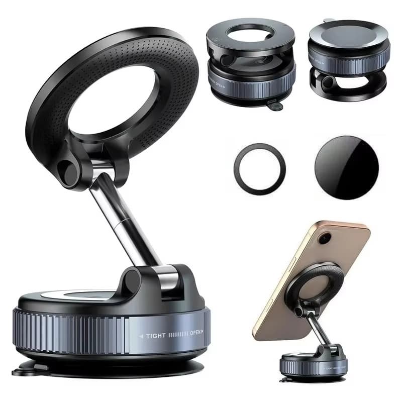 Ventosa Magnética A Vácuo Dobrável Suporte Giratório Dupla Face Para Universal Do Telefone Móvel