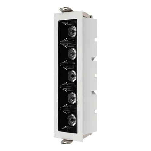 Spot Embutir Focco 10w 2700k 760lm Branco/preto Gaya Irc90