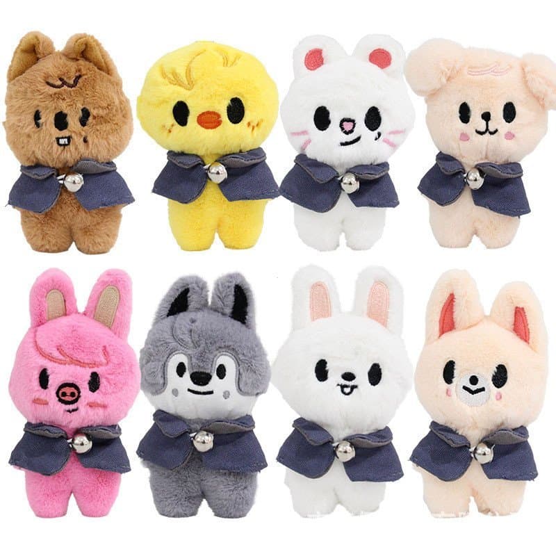 Chaveiro de Pelúcia Stray Kids Boneca Skzoo Roupas de Boneca Chaveiro Boneca FFEV 5IO2