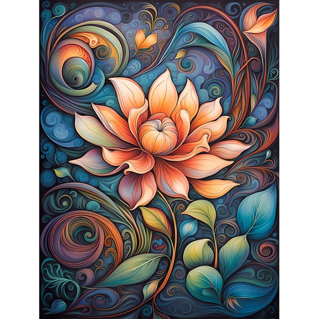 Kits de Arte com Diamantes Huacan para Adultos, Kit de Pintura com Diamantes AB para Flores, DIY, Pinturas com Diamantes