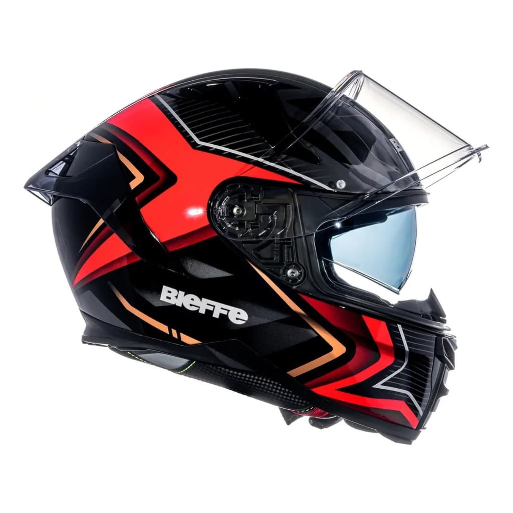 Capacete Moto Bieffe B-fast Strak Óculos Solar + Viseira