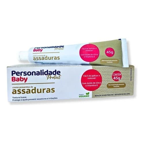 Creme Pomada de Assadura Bebe 45gr Cada - Personalidade Baby