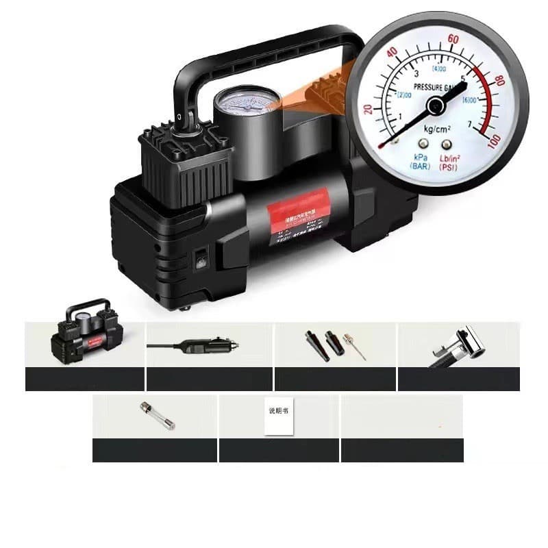 Mini Compressor De Ar 150psi 12v Encher Pneu Carro Moto Bike