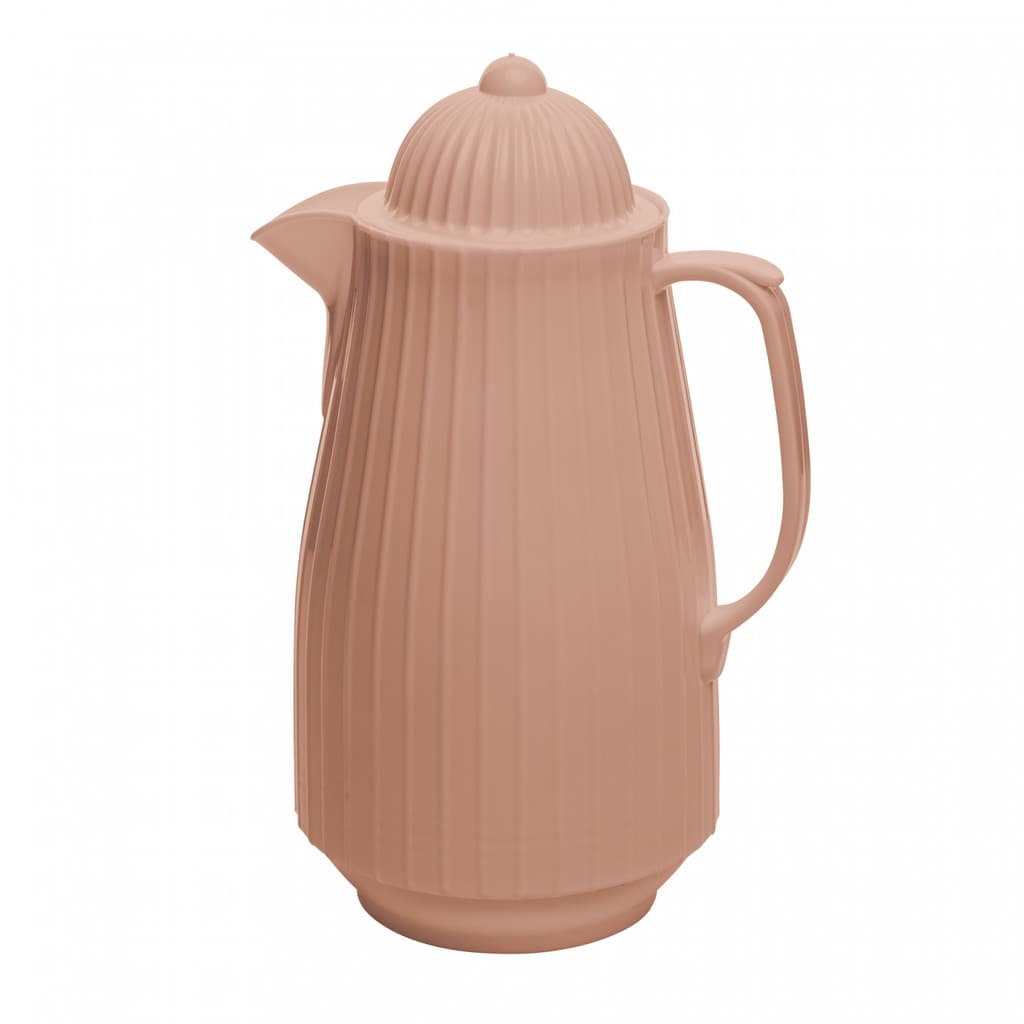 Garrafa Térmica de Plástico Mini Bambu Bege Lyor 400ml