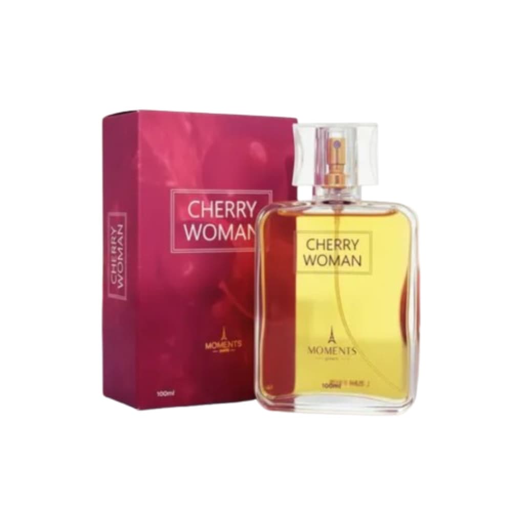 Perfume Feminino Cherry Woman Moments Paris 100ml