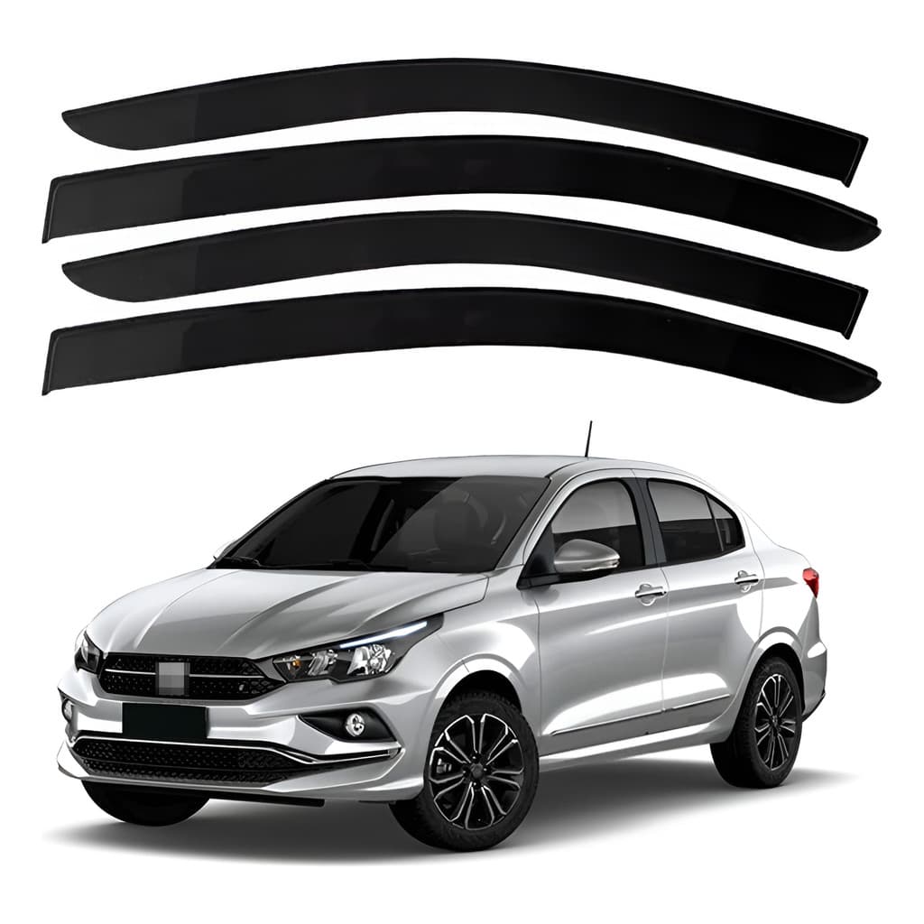 Calha Defletor Chuva Para Cronos 2018 A 2025 4p Ecoflex