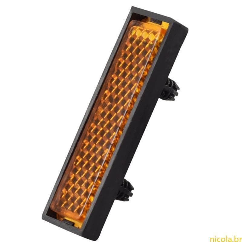 Nic 8 Pçs Pedal Da Refletor Ciclismo Bicicletas Segurança Noite Reflexivo Avisar