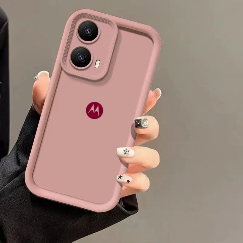 Capinha Capa Para Motorola Moto E13 E14 G04 G10 G20 G22 G24 G34 G53 G54 G84 Silicone À Prova de Choque Padrão da letra M