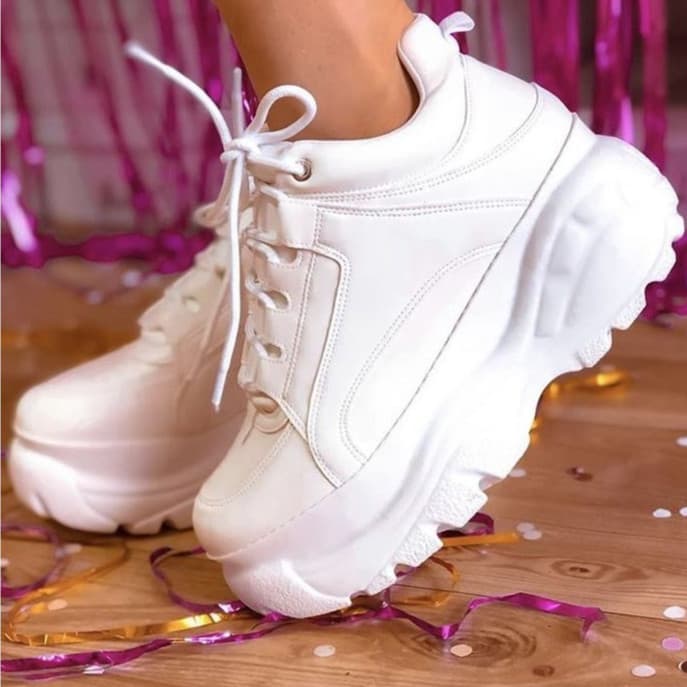 Tenis Buffalo Calçado Chunky Plataforma Feminino Flatforms Sneaker Lançamento