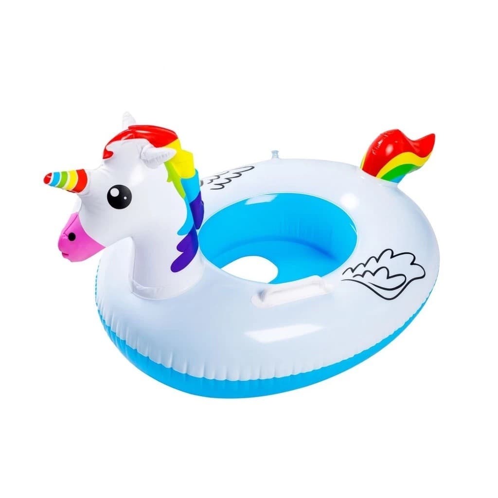 Boia Infantil Cobertura Fralda 65CM Bote Coberto Inflável Piscina Boia Com Proteção Para Bebê