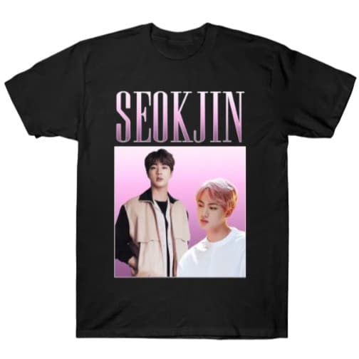 Camiseta Seokjin Adulto/Infantil Lançamento Camiseta Em Algodao